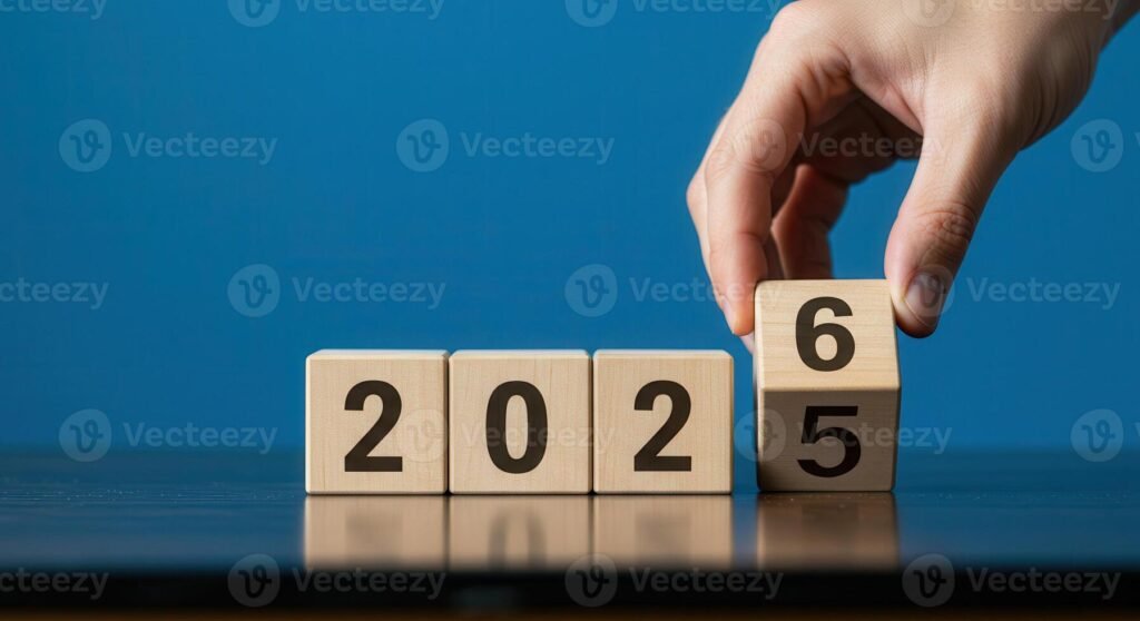 2025 નો અંત અને નવા વર્ષની શરૂઆત.