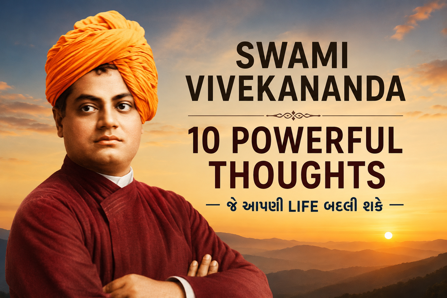 Swami Vivekananda ના 10 Powerful Thoughts જે આપણી Life બદલી શકે