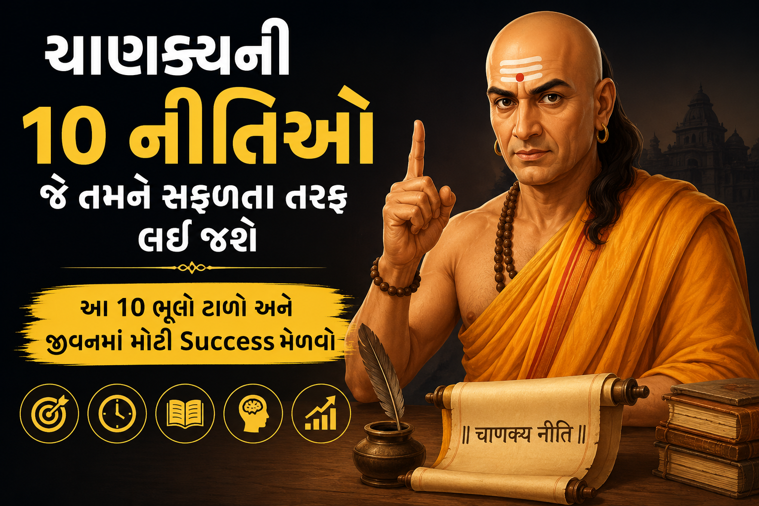 ચાણક્યની 10 નીતિઓ જે તમને સફળતા તરફ લઈ જશે: આ 10 ભૂલો ટાળો અને જીવનમાં મોટી Success મેળવો